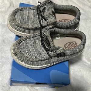 Hey Dude Kids Gray Slip-On Shoes